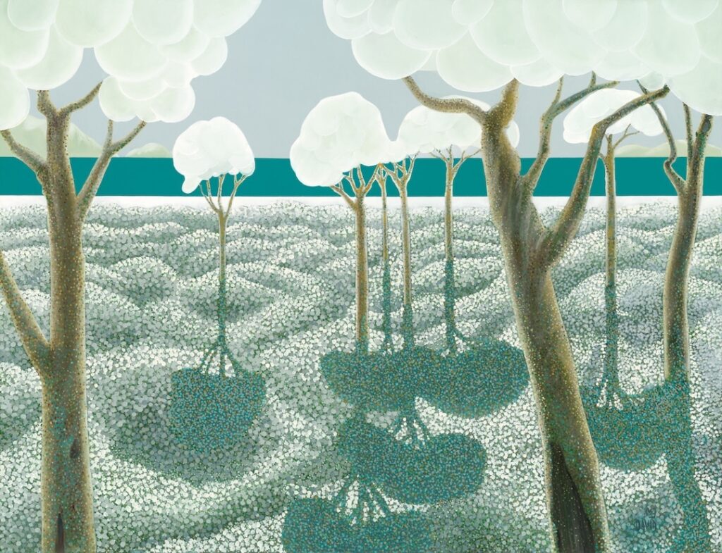 Calm on the Turquoise Sea, David Jonathan Marshall HE print